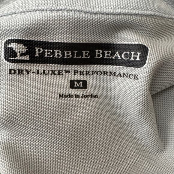 Pebble Beach Men's Dry Luxe Performance Golf Polo Shirt Size M - Picture 5 of 7